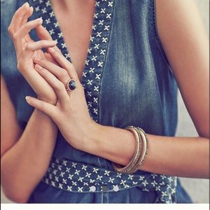 NWT Anthropologie heavy bracelet with rhinestones
